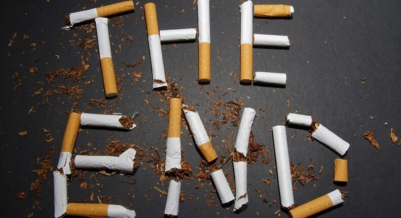 kırık sigaralar ve sigarayı bırakmanın sonuçları